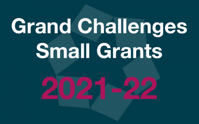 an image showing Grand Challenges Small Grants 2021-22