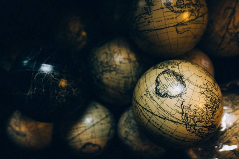 picture of vintage globes