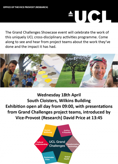 Grand Challenges Showcase 2018 poster