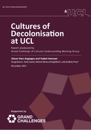 Cultures of Decolonisation Report Front Cover