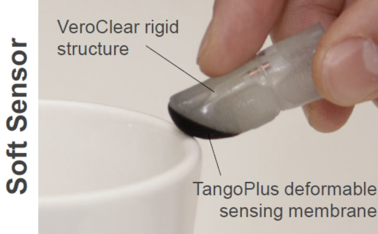 Image of a soft sensor 'fingertip'