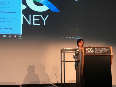 Yu-Jun Tsai presenting her research