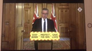Gove in briefing
