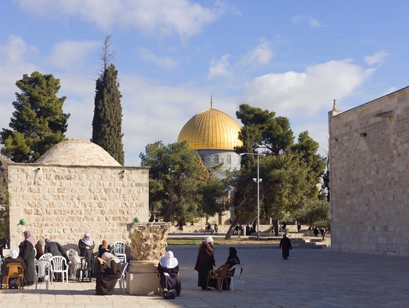 people gathered in Jerusalem 