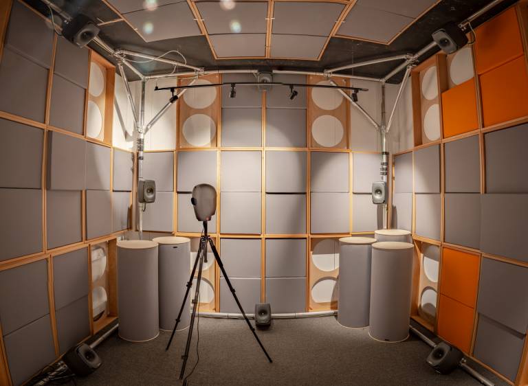 An audio room