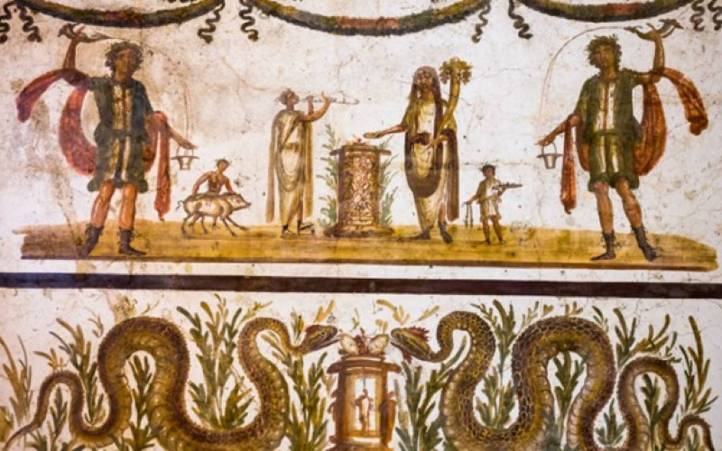 Roman mosaic image