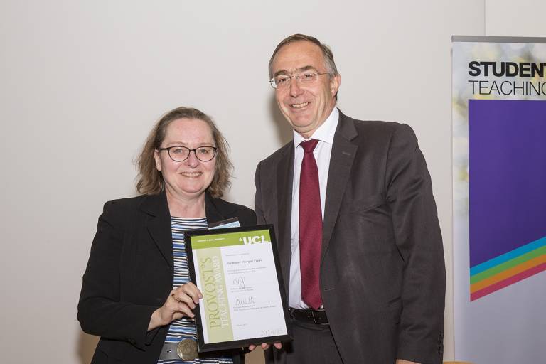 Margot Finn receives a Provost's Teaching Award