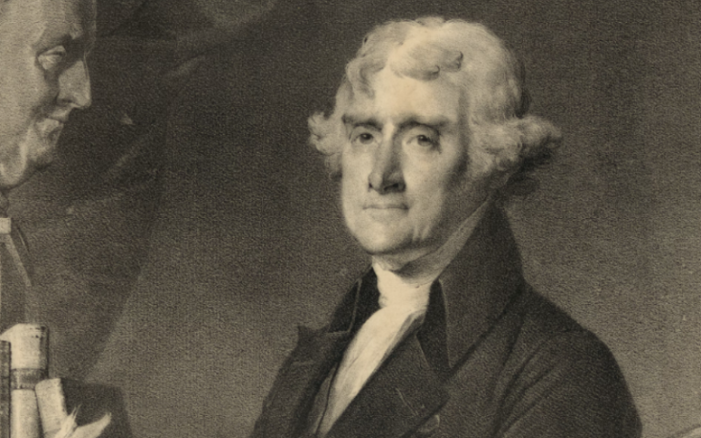 Thomas Jefferson painting, 3rd president of US