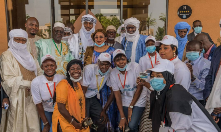 Group photo at the Bamako forum