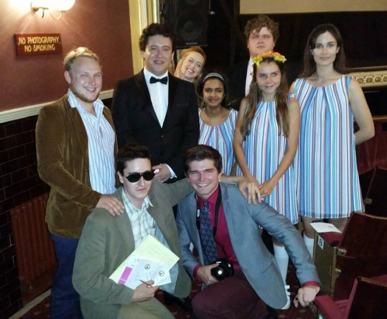 Students at Wakefield Theatre Royal
