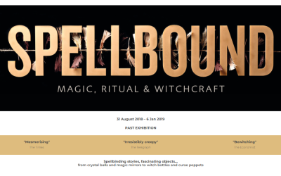 Cover photo for the Spellbound Exhibition at the Ashmolean Museum led by Prof Sophie Page