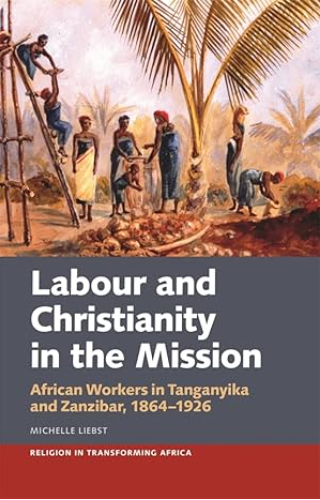 a book cover with African workers in nature