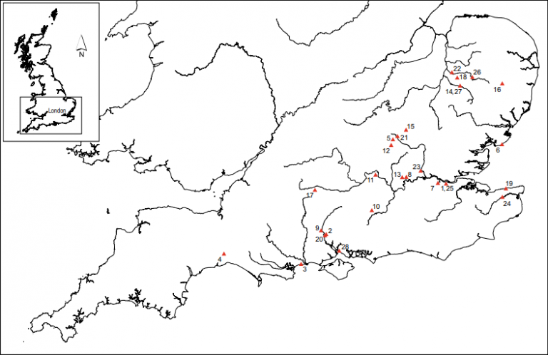 British Lower and Middle Palaeolithic sites