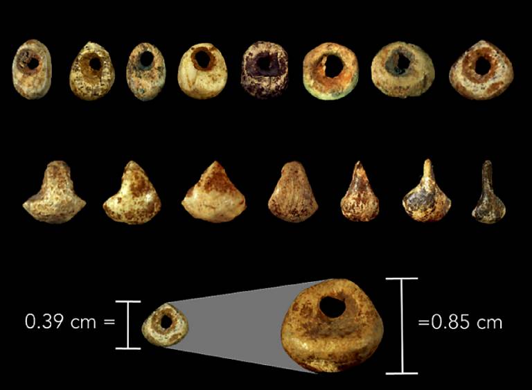 French Upper Palaeolithic Beads