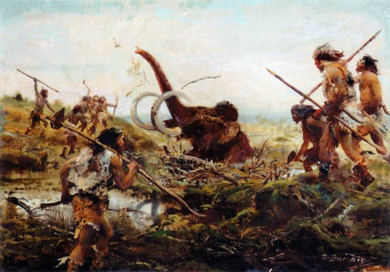 A Homo neanderthelansis hunt