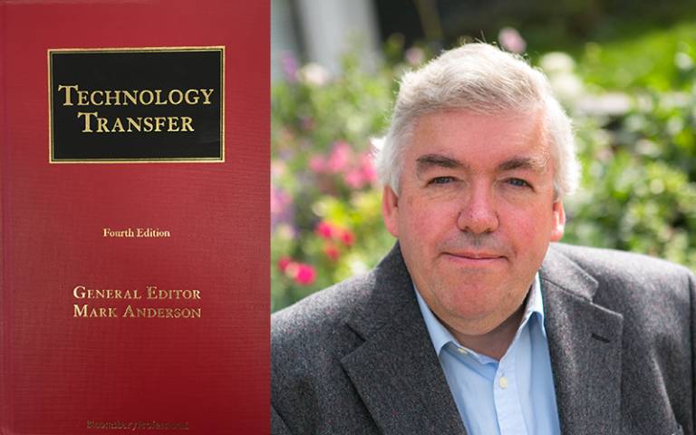 image of Mark Anderson and the book Technology Transfer