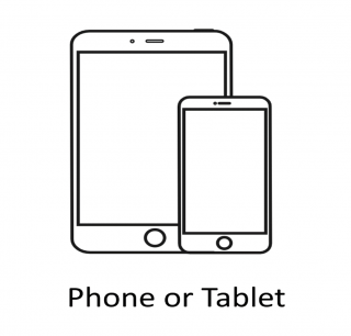 Mobile Phone or Tablet