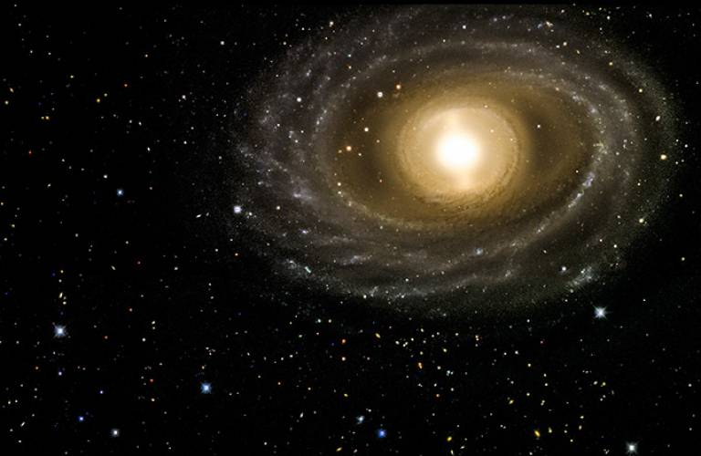 NGC 1398 galaxy taken with the Dark Energy Camera. Courtesy Dark Energy Survey