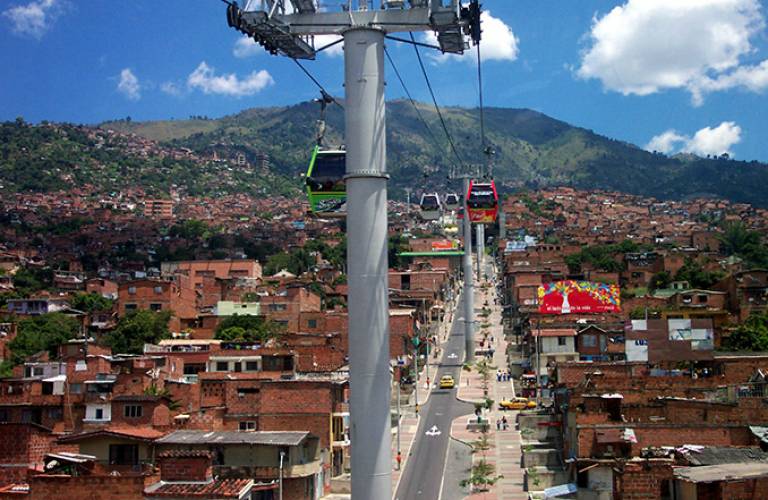 Cable car in Medellin