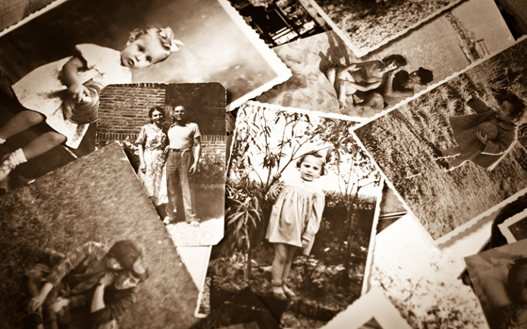 Vintage Family Black and White Photos