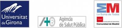 Universitat de Girona, Agència de Salut Pública de Barcelona and Consejeria de Sanidad Logos