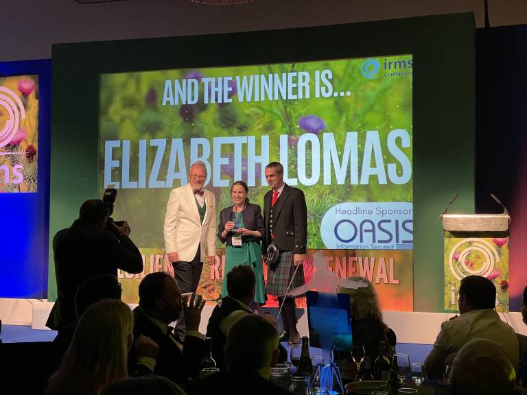 Elizabeth Lomas lifetime achievement award
