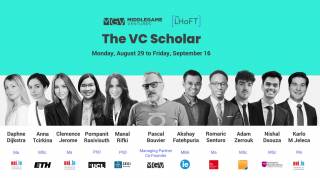 The 10 VC Scholar candidates on a poster