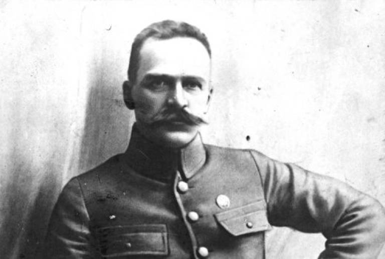 Józef Piłsudski lecture photo