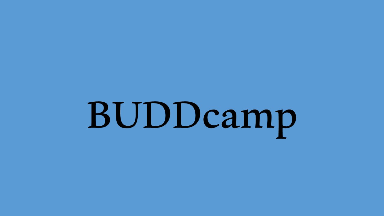 BUDDcamp