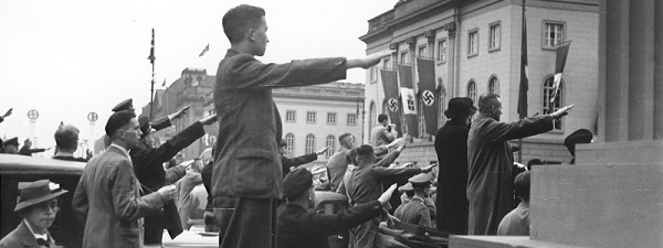 people doing nazi salute