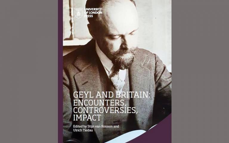 Book cover of Geyl and Britain