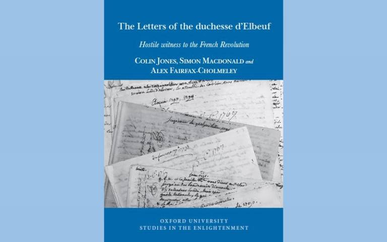 Letters of the duchess d’Elbeuf