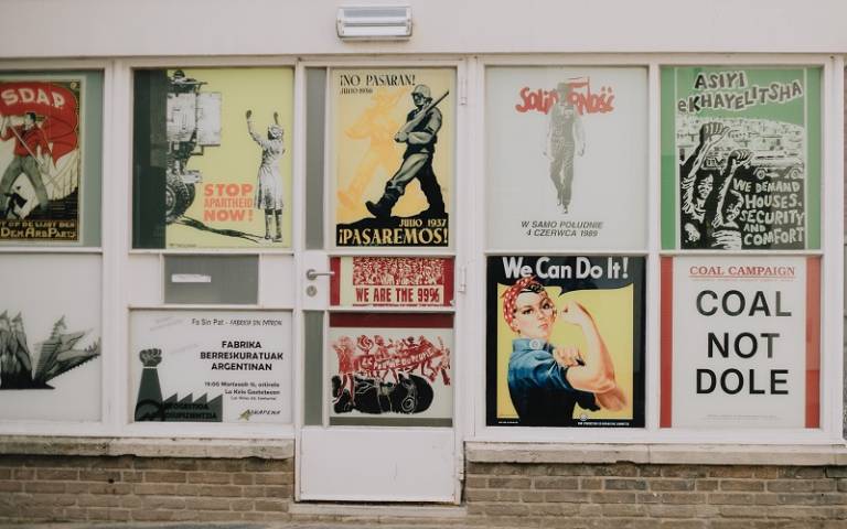 war propaganda posters Photo by Sinitta Leunen on Unsplash