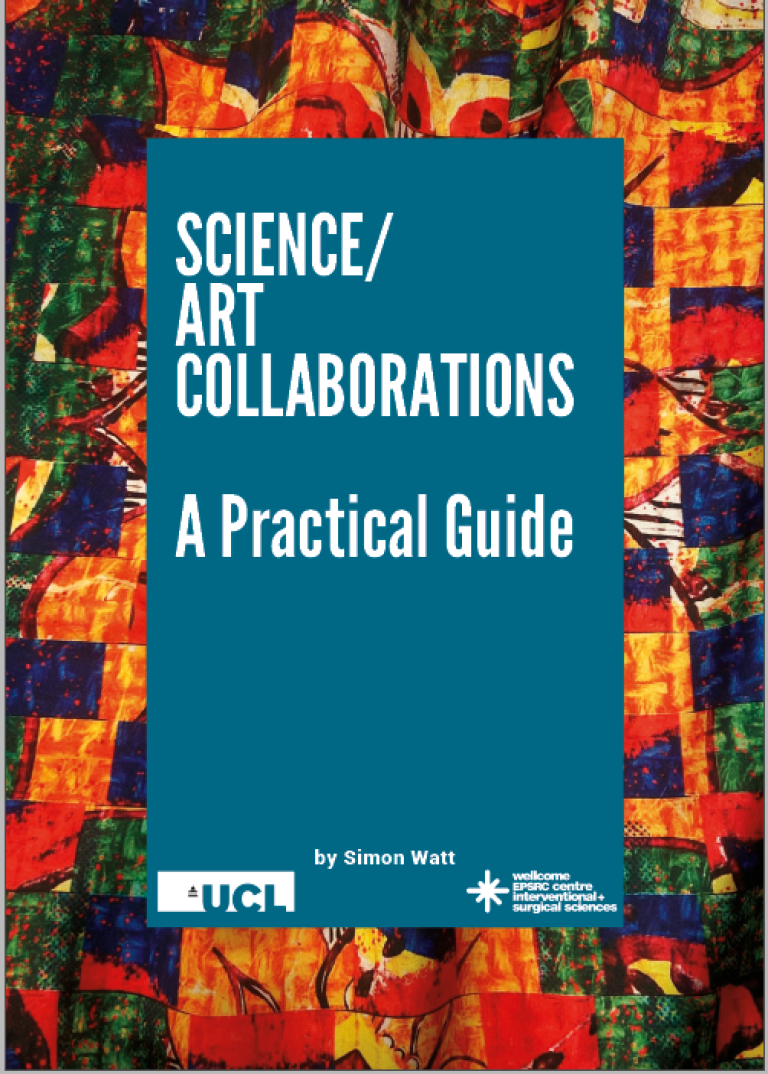 Image of the front cover of the Art/Science Guide