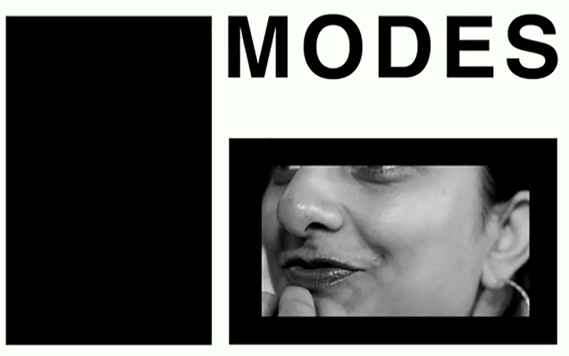 White background with a black box and an image of a persons face. Image: Screenshot from MODE Video guide