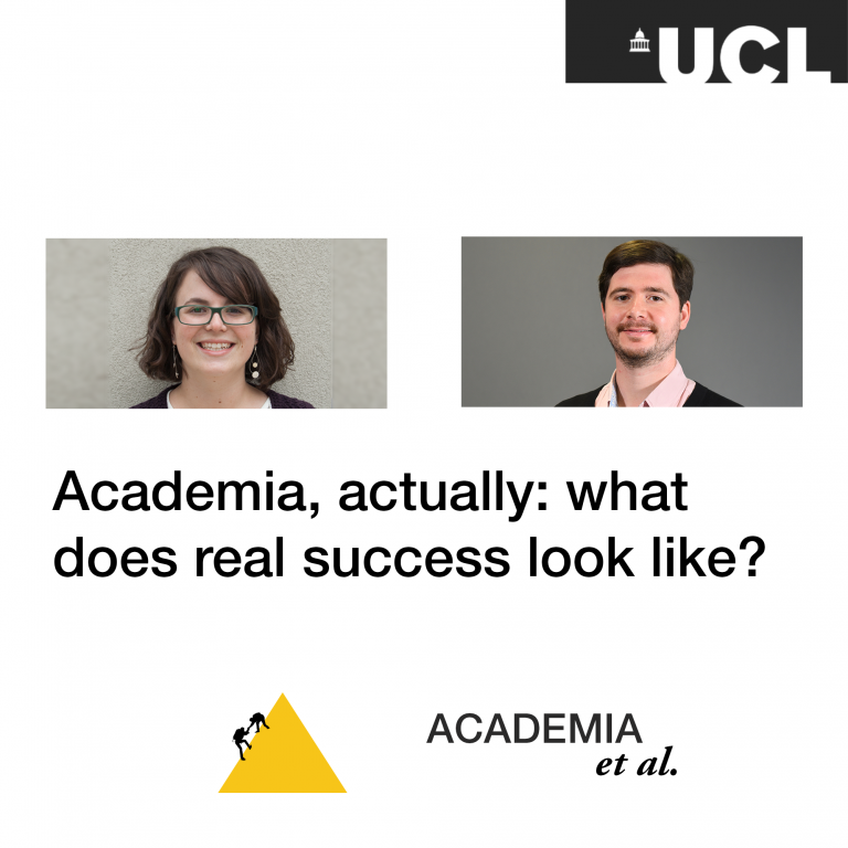 Dr Andrea Gauthier and Dr Jake Anders on Academia et al: 'Academia actually: what does real success look like?'