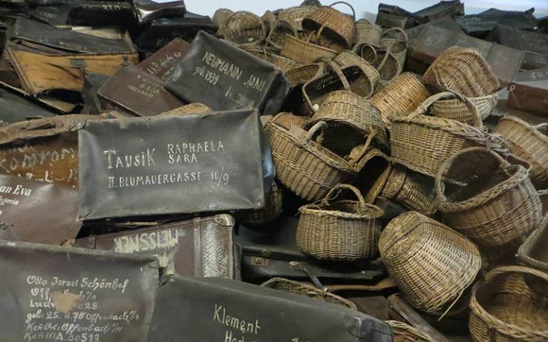 Personal belongings at Auschwitz