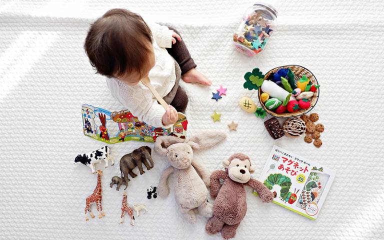 Baby and toys