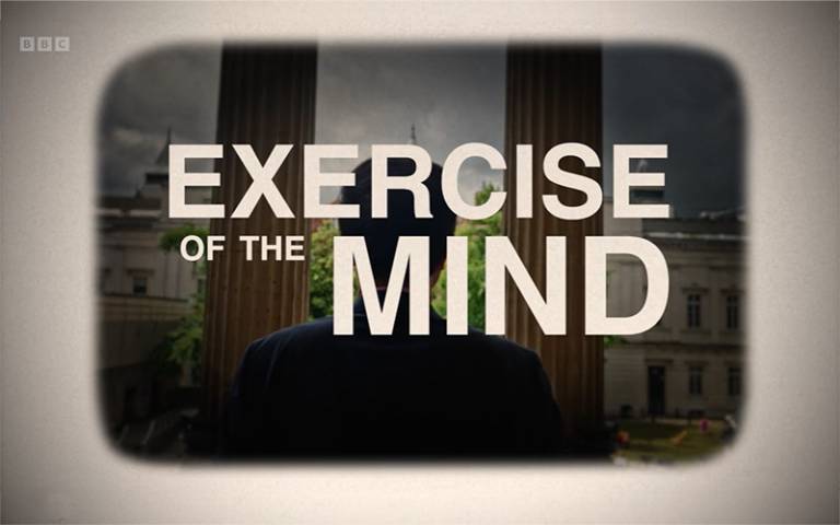 'Exercise of the mind' screenshot from the BBC Ideas programme, October 2023.