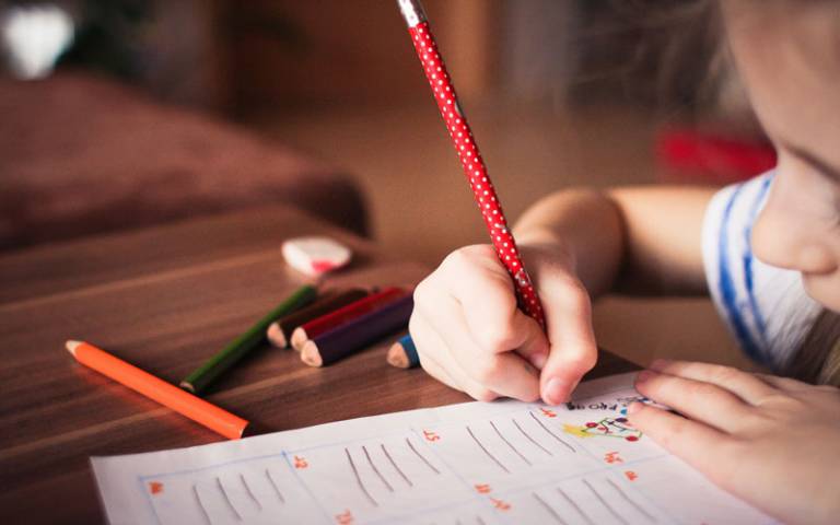 Child writing. Image: Pixabay via Pexels