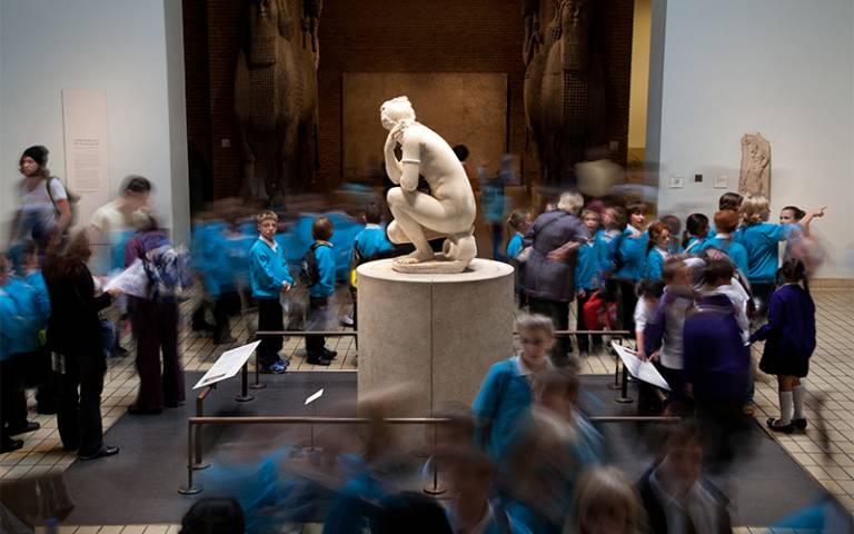 Children visiting the British Museum
