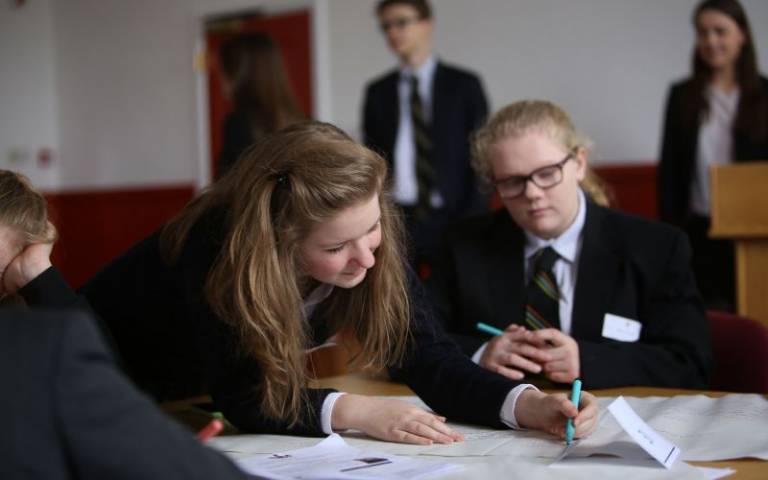 Secondary class group work. Image: Wellington College via Flickr (CC BY-NC 2.0)