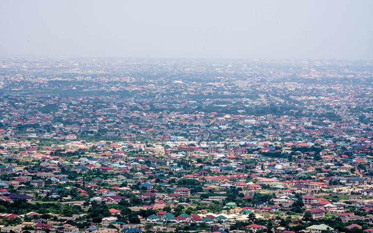 Landscape view of Accra, capital of Ghana. Permission: sercansamanci/Adobe.