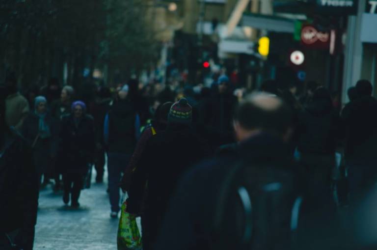  People walking on the street. Photo by Alexander Dimitrov on Unsplash