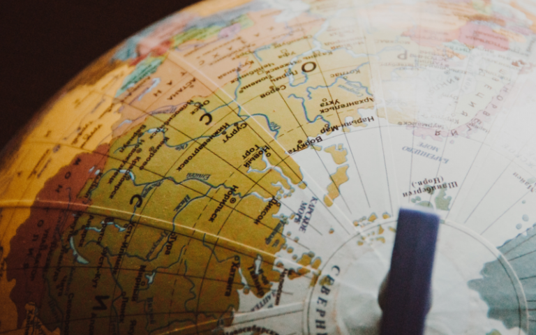 Top of a globe. Image: NastyaSensei via Pexels