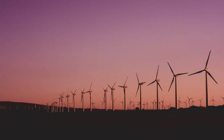 Wind turbines. Image: Narcisa Aciko via Pexels