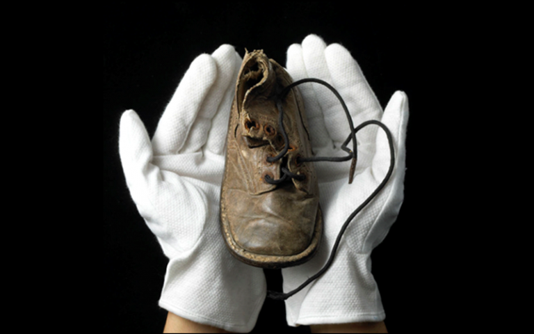 Chil's shoe from Holocaust objects