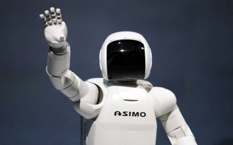 Robot ASIMO. Credit: rubra, Ars Electronica via Flickr (CC BY-NC-ND 2.0)