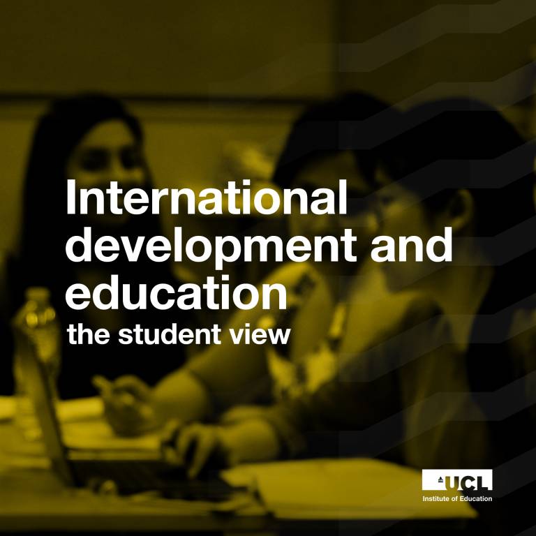 Podcast - International development and education - the student view