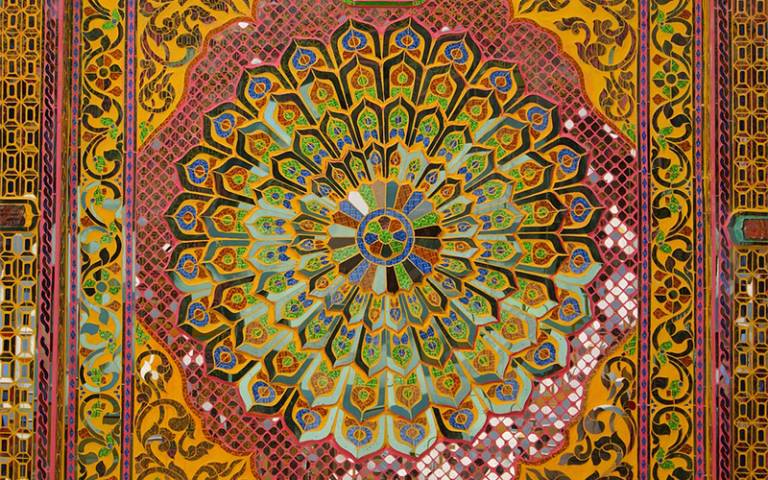 Kaleidoscope mosaic